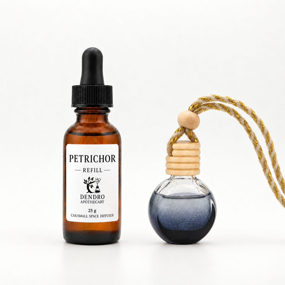 Petrichor diffuser and 25 g refill bundle