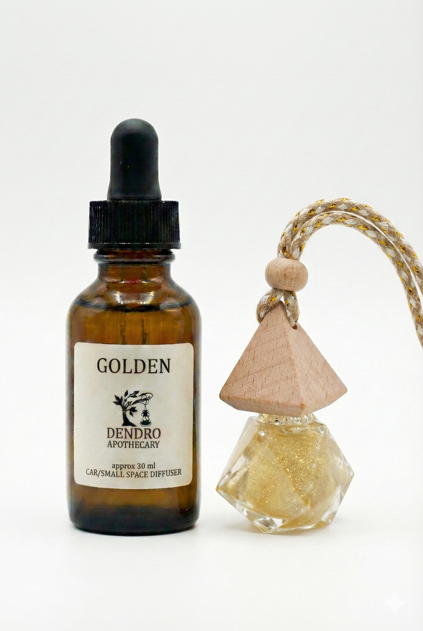 Golden: Car Diffuser